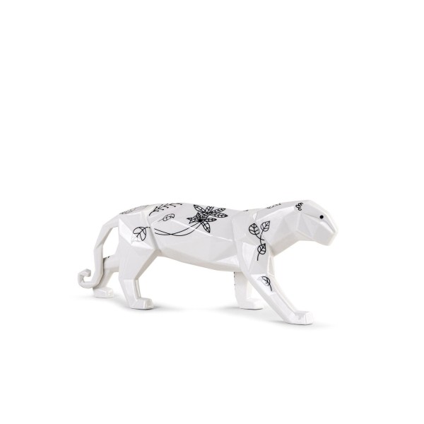 Скульптура "Пантера оригами"  (джунгли)