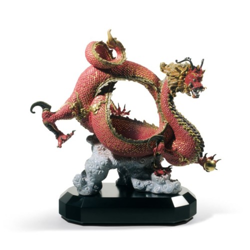 Покровительствующий дракон (красный)