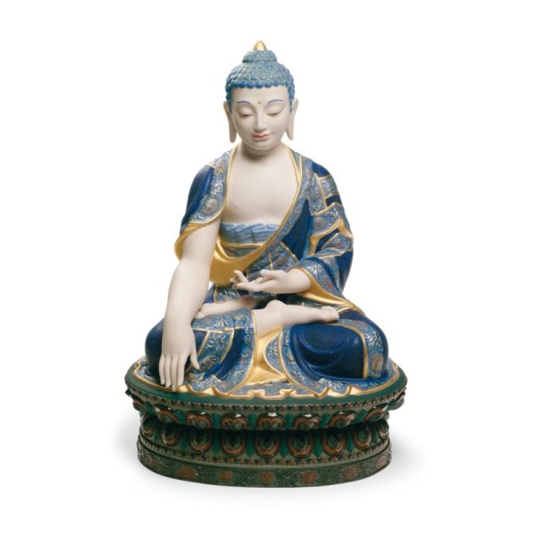 Будда ( сине-золотой )